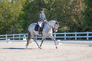 Sanora and Sam at USDF Region 4 Regionals